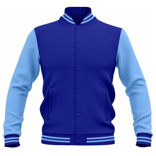 LJ-103 Blue Personalized Varsity Letter Jacket