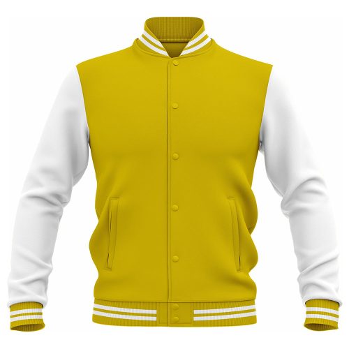 LJ-112 Yellow Personalized Varsity Letter Jacket