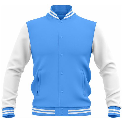 LJ-116 Blue Personalized Varsity Letter Jacket