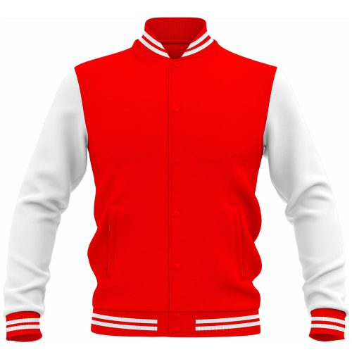 LJ-117 Red Personalized Varsity Letter Jacket
