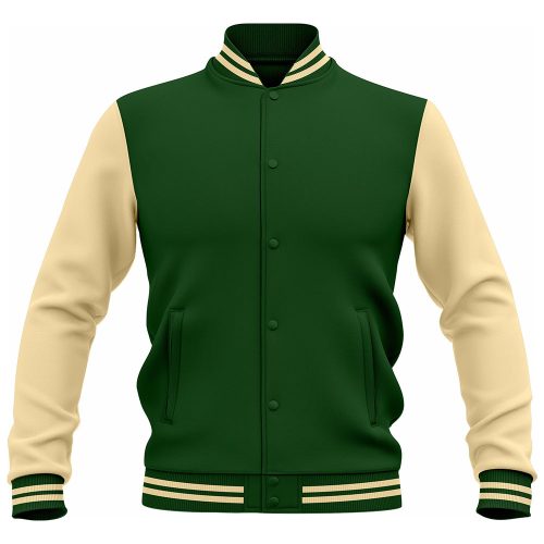 LJ-118 Green Personalized Varsity Letter Jacket
