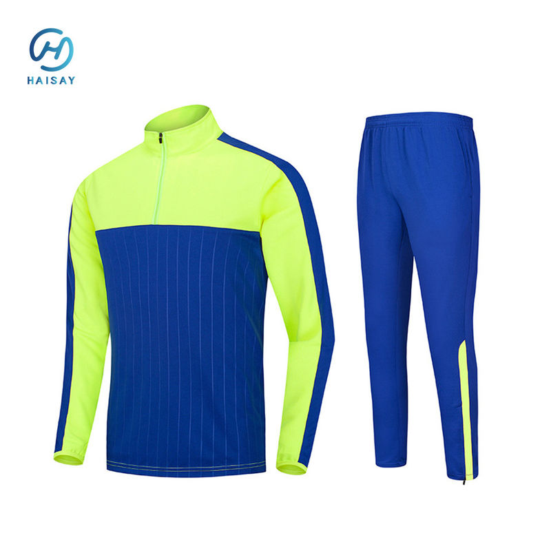 100% Polyester Fabric Custom Soccer Jersey Personalized Football Tracksuit with Name Number Breathable Durable Adult Size M